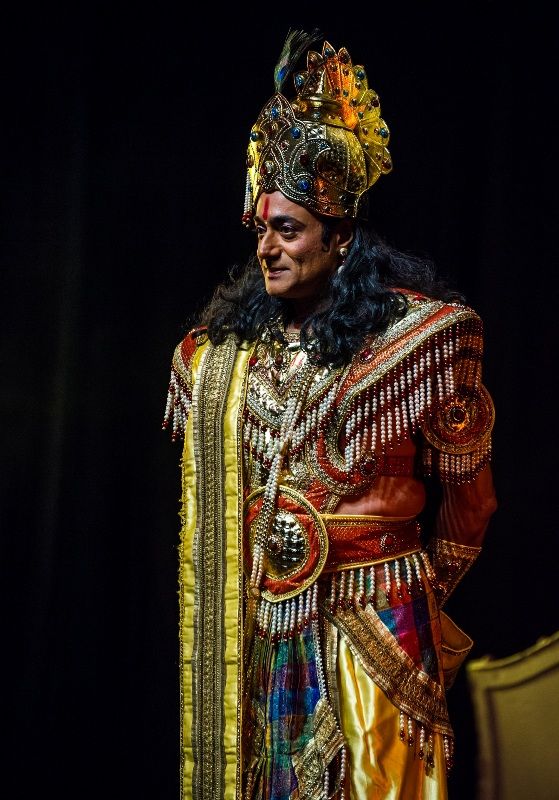 Nitish Bharadwaj in the costume of Lord Krishna at an event
