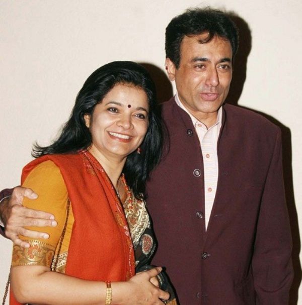 Nitish Bharadwaj with his second wife Smita Gate