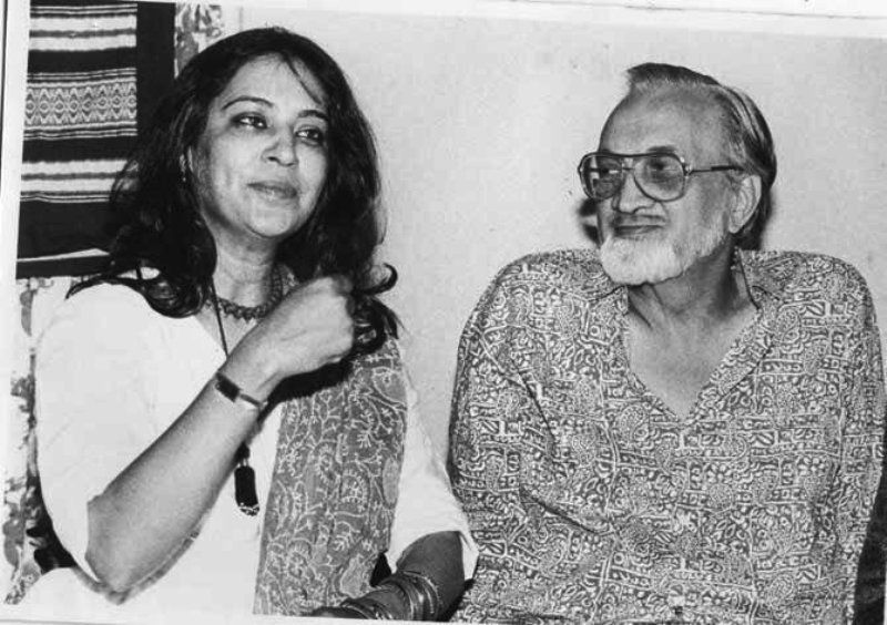 Priya Tendulkar With Her Father