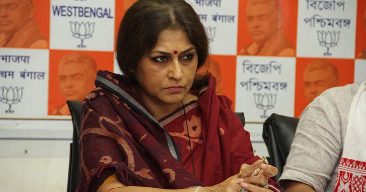 Roopa Ganguly during BJP's meeting