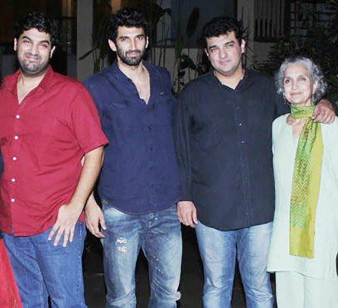 Salome Roy Kapur with her Sons
