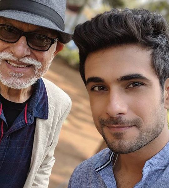 Sanam Puri with his Father