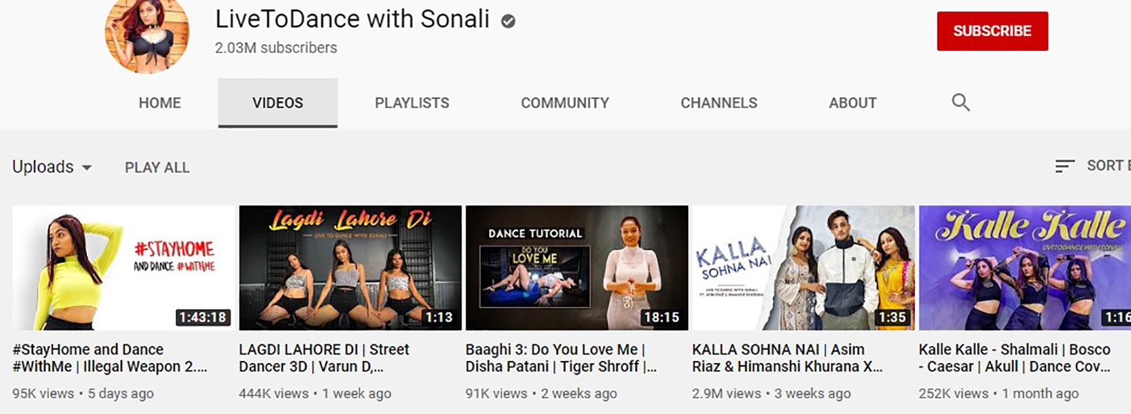 Sonali Bhadauria-YouTube Channel