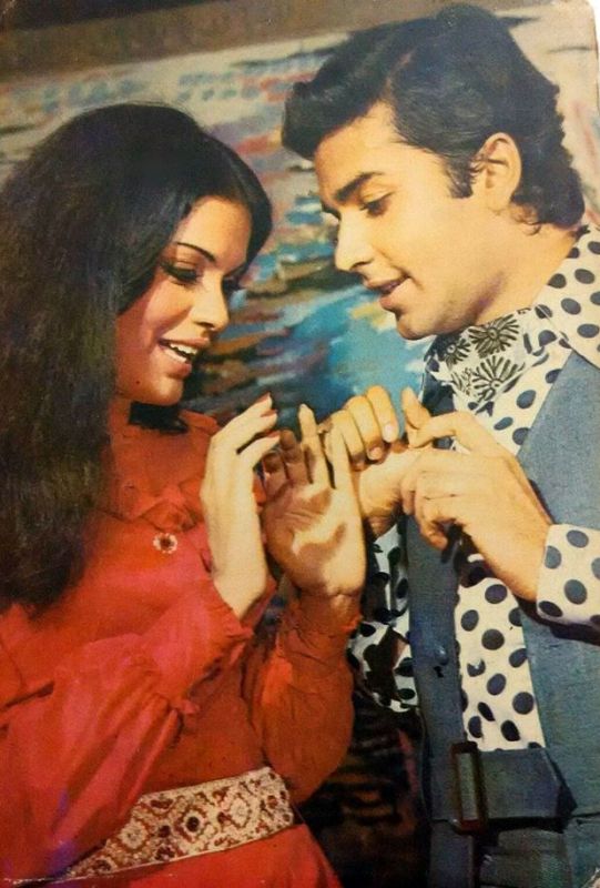 Vijay Arora With Zeenat Aman