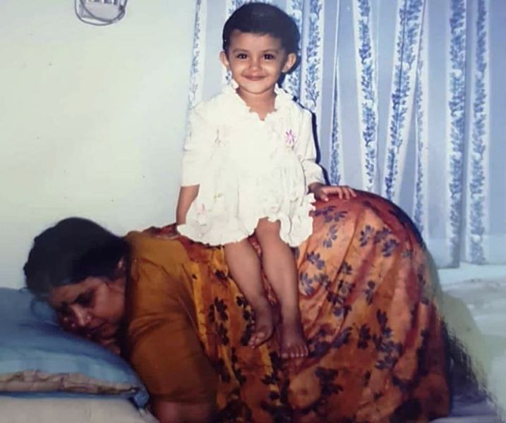 A Childhood Picture of Malvika Sharma