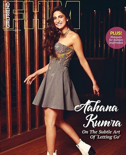 Aahana Kumra on the cover of the FHM Magazine