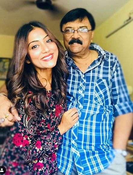Anindita Bose with her father