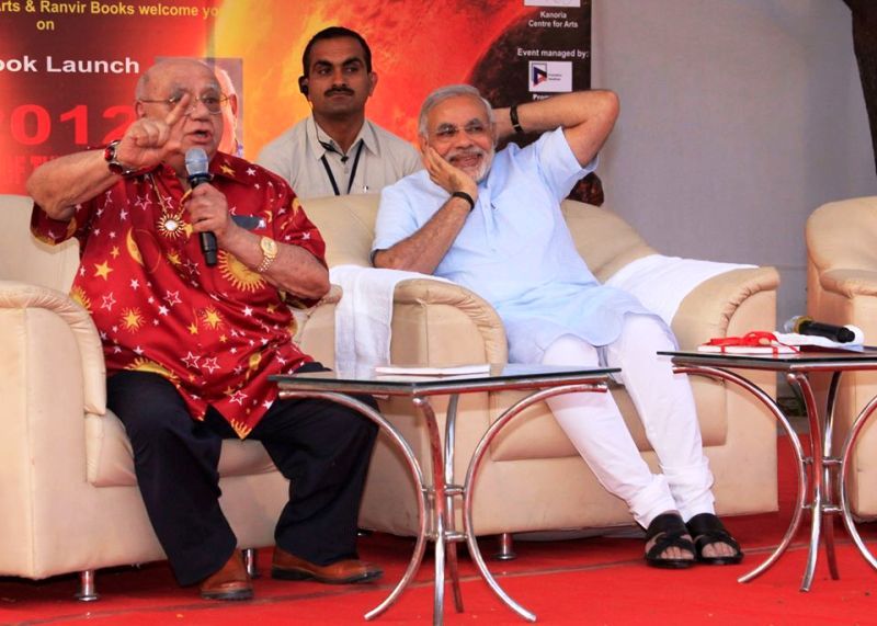 Bejan Daruwalla with Prime Minister Narendra Modi
