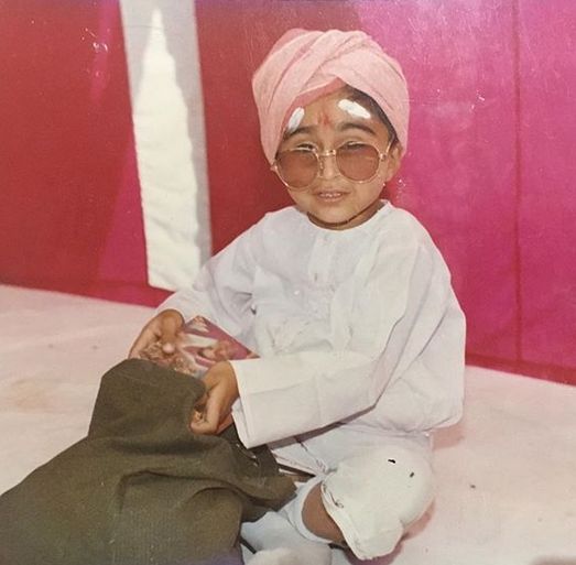 Jagjeet Sandhu in childhood