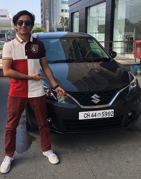 Jagjeet Sandhu with his car
