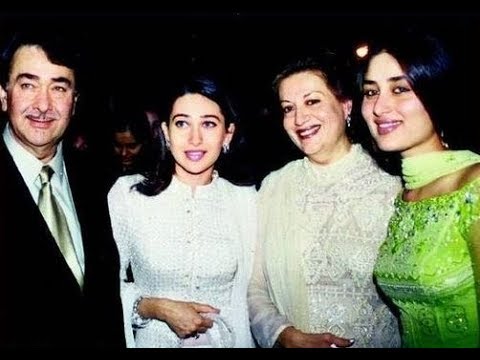 Karishma Kapoor with her family