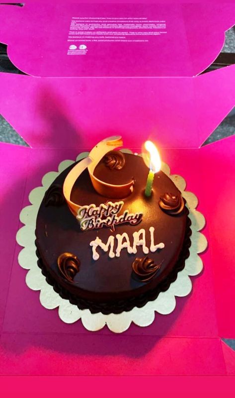 Malvika Sharma's Birthday Cake