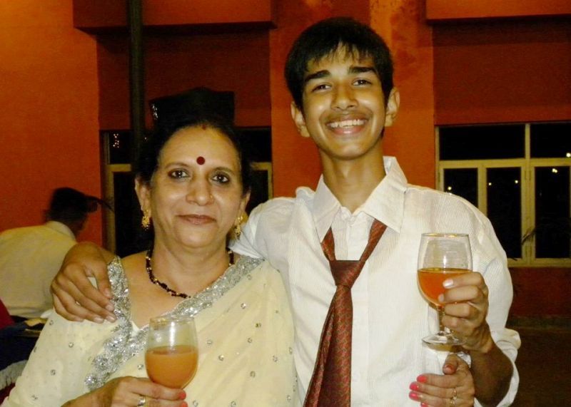 Mamta Kale's Mother and Son