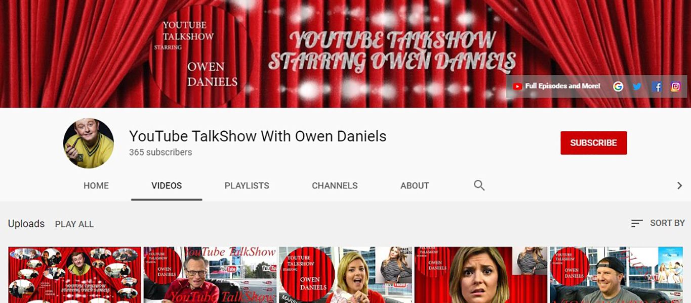 Owen Daniels' YouTube Channel