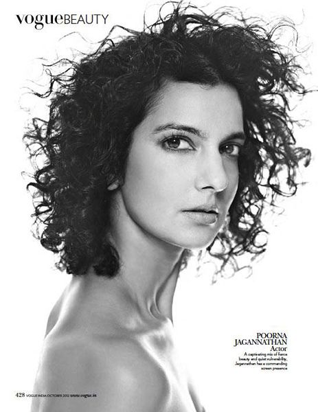 Poorna Jagannathan on the Cover of Vogue