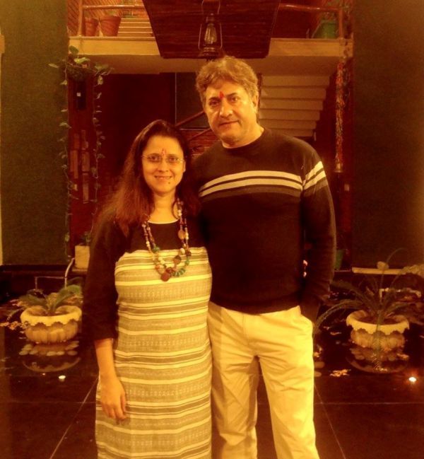 Sarvadaman D Banerjee With His Wife Alankrita Banerjee
