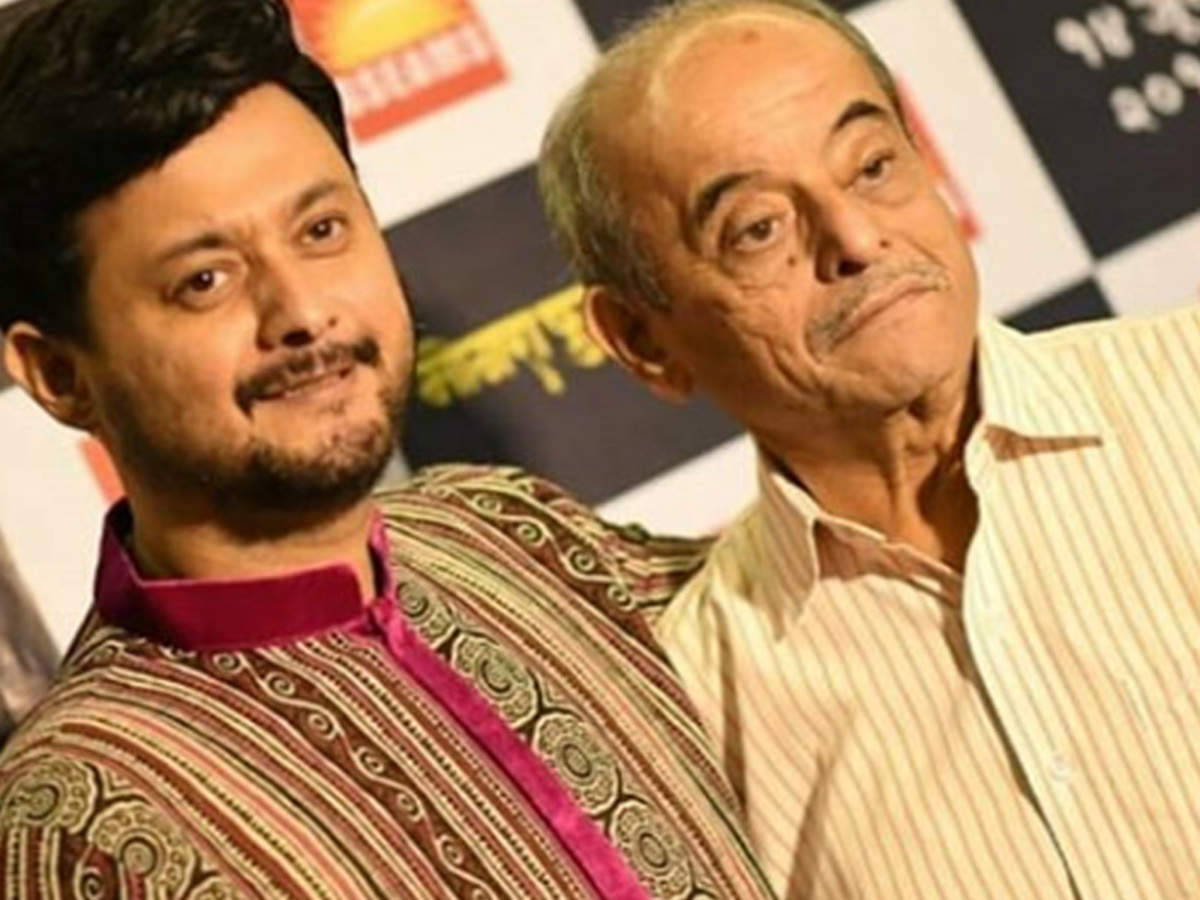 Swapnil Joshi with his father