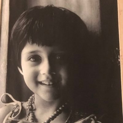 Swastika Mukherjee in childhood