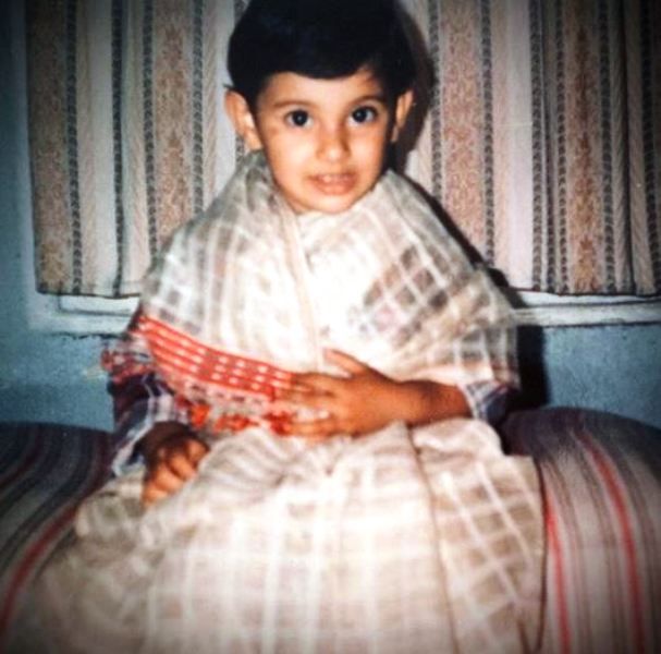 A Childhood Picture of Priyasha Bhardwaj