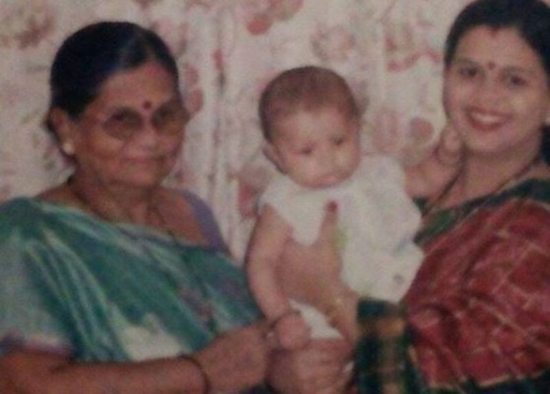 A Childhood Picture of Ritika Badiani With Her Mother and Grandmother