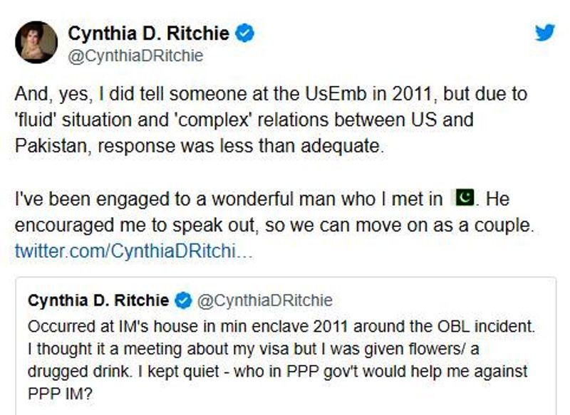 Cynthia D. Ritchie's Tweet