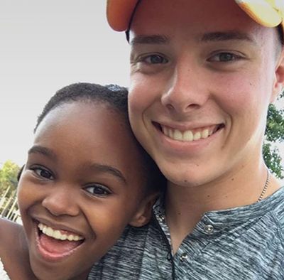 Lidya Jewett with her Brother, Connor