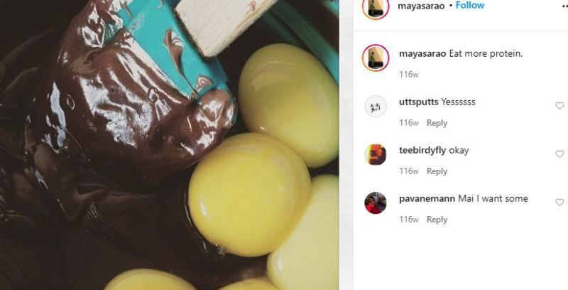 Maya Sarao's Instagram Post