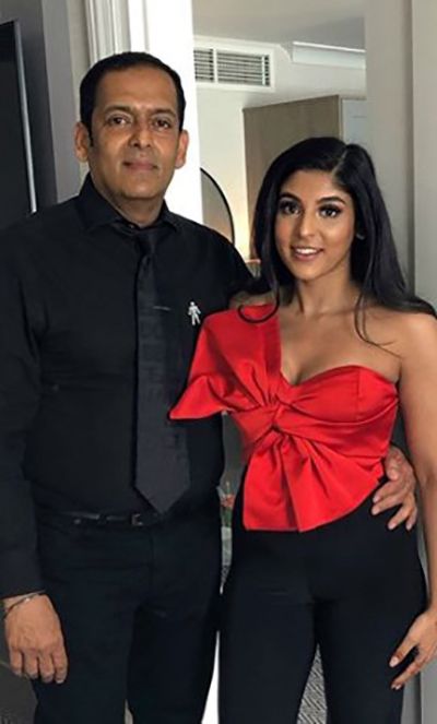 Nikkita Chadha's Father, and Sister Anoushka
