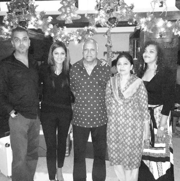 Pooja Shetty With Her Family
