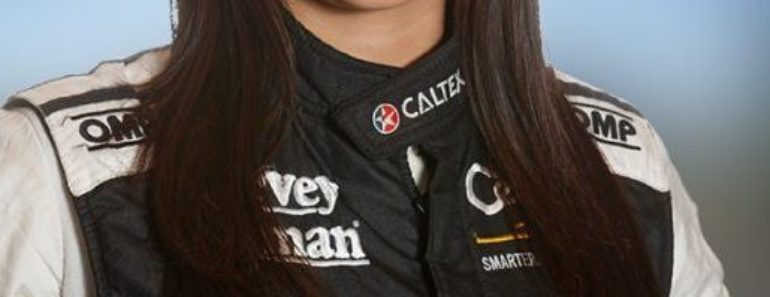 Renee Gracie in Racing Dress