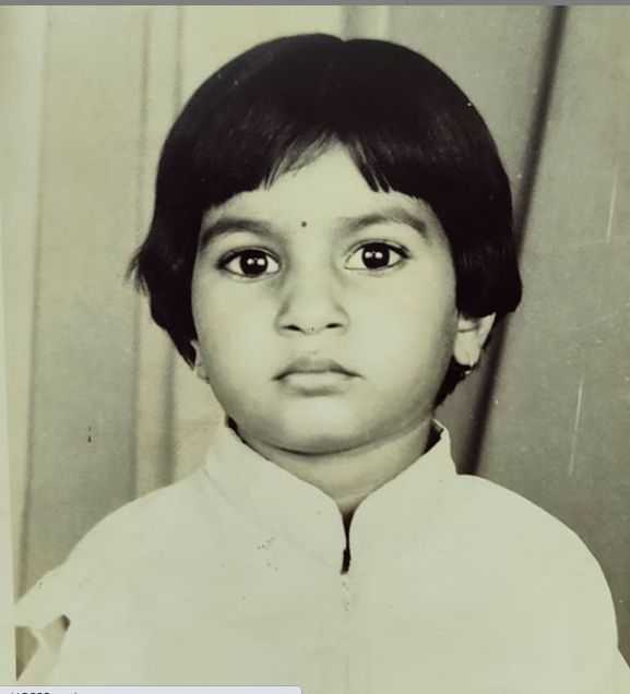 Sangeita Chauhaan's childhood picture
