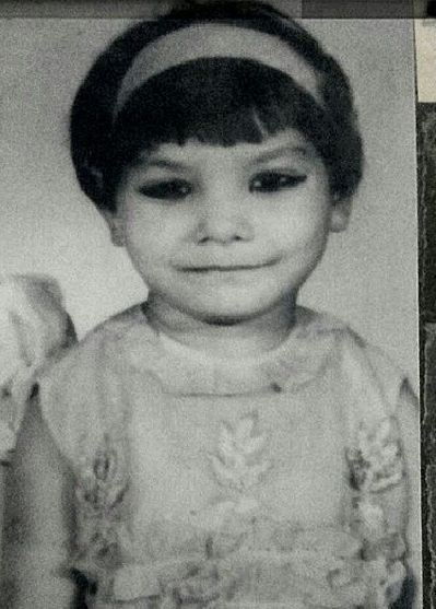 Sunita Rajwar in childhood