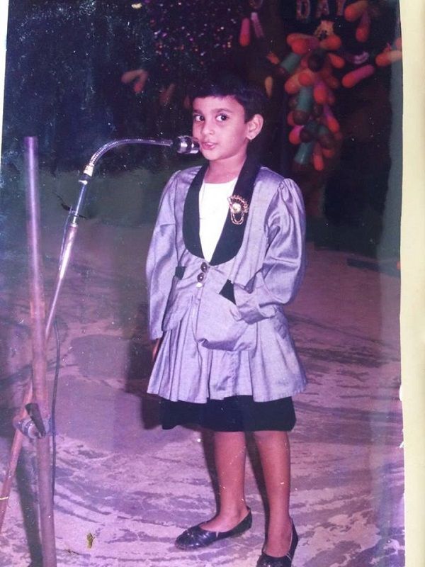 A Childhood Picture of Chandini Tamilarasan