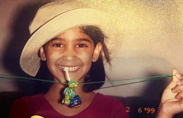 Anuja Joshi's childhood picture