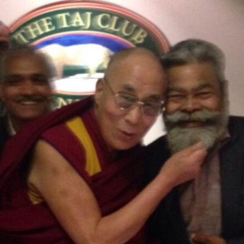 Anupam Shyam With Dalai Lama