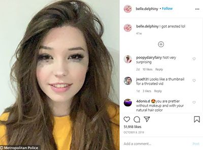 Belle Delphine Without Makeup