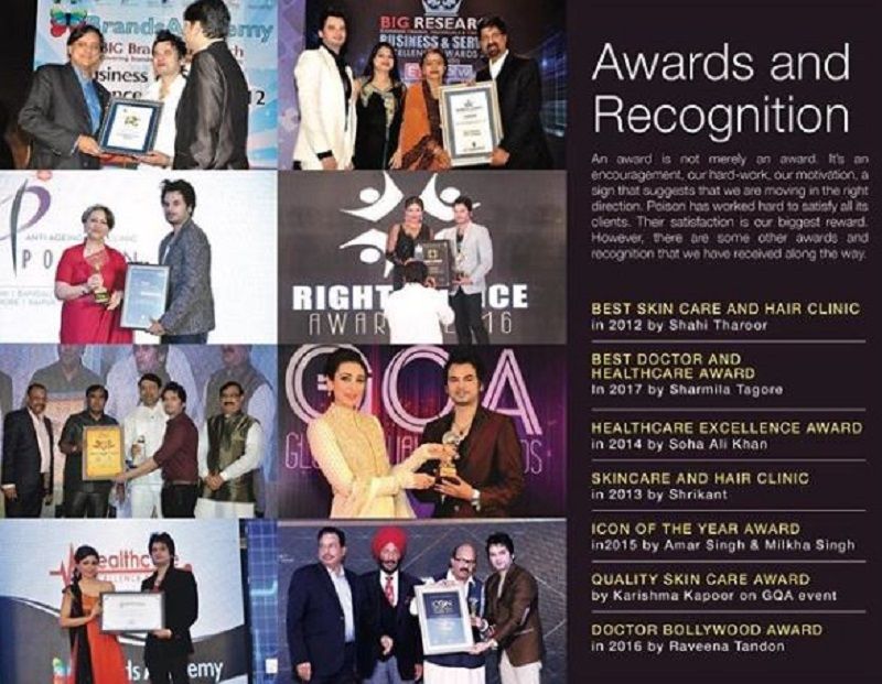 Dr Abhinit Gupta Receving Various Awards