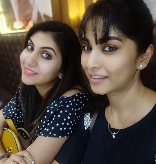 Manjula Paritala with her sister