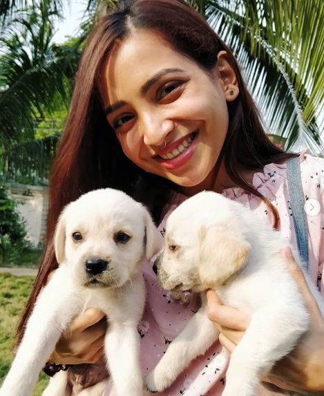 Plabita Borthakur loves dogs