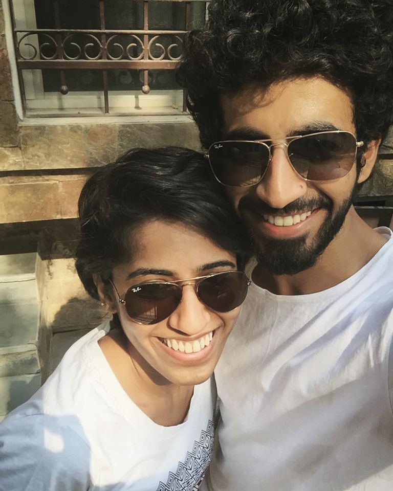 Roshan Mathew With His Sister