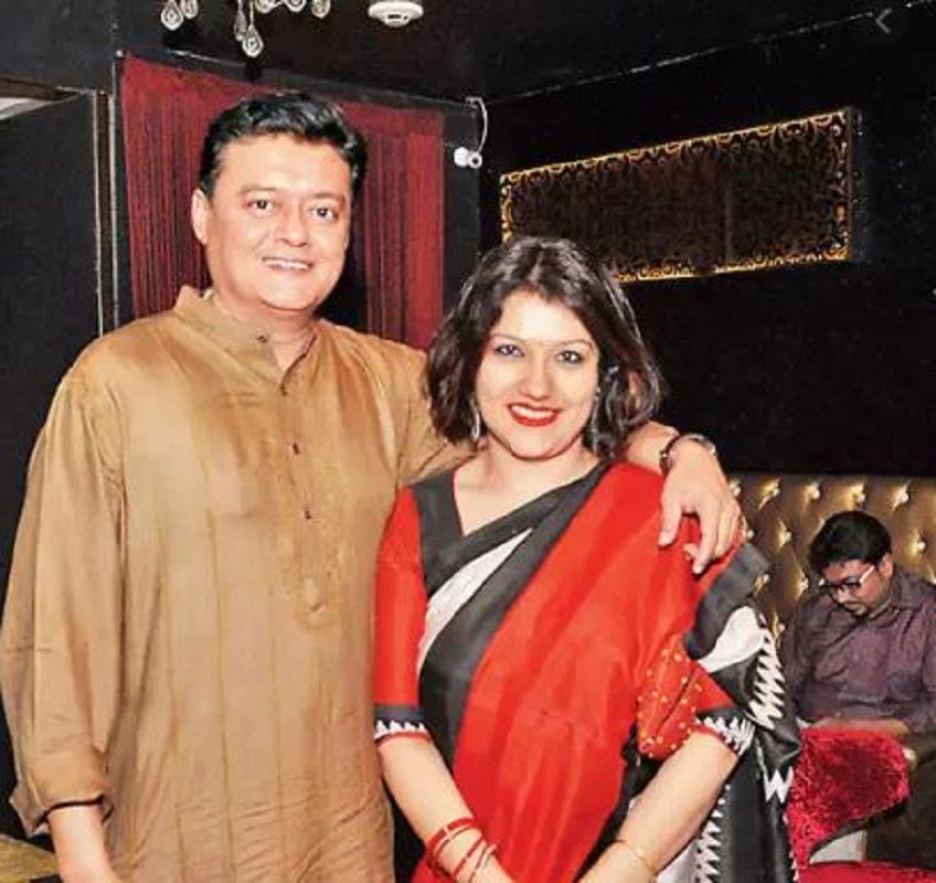 Saswata Chatterjee With His Wife
