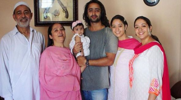 Shaheer Sheikh with his family