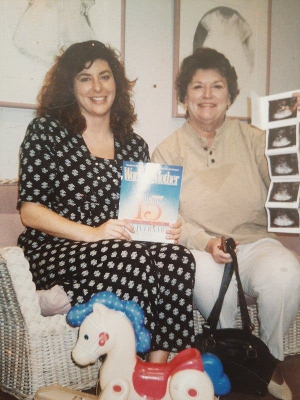 Tara Reade With Her Mother Jeanette Altimus, in 1994