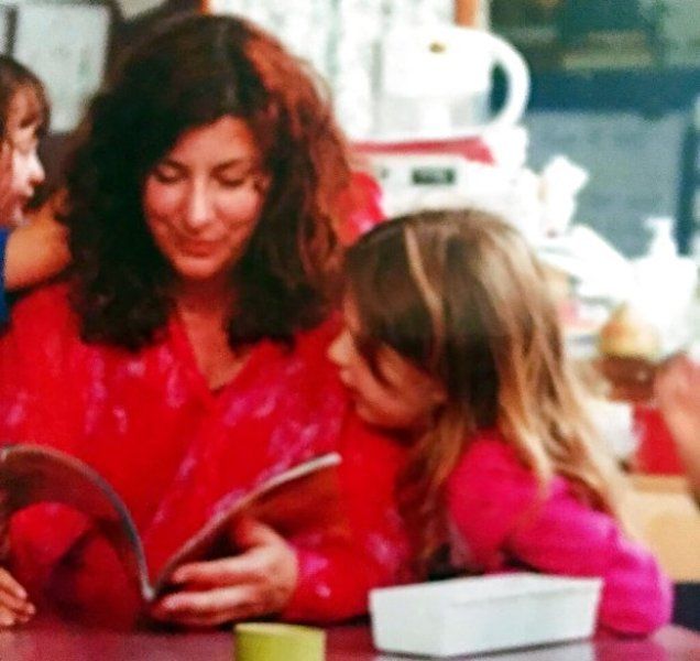 Tara Reade at her daughter’s school in Seattle, in 2001