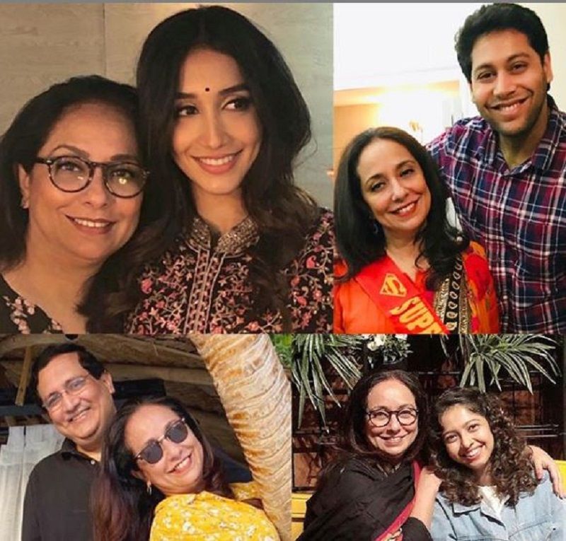 A Collage of Shreya Chaudhary's Family