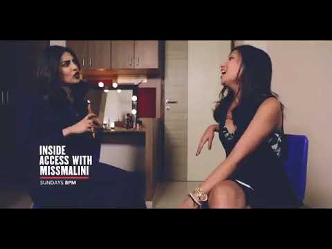 A still from Malini Agarwal's show Inside access with Miss Malini