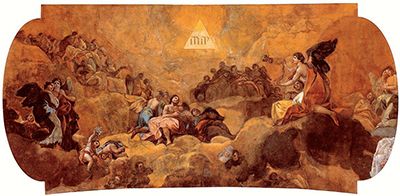 Adoration of the Name of God by Francisco Goya