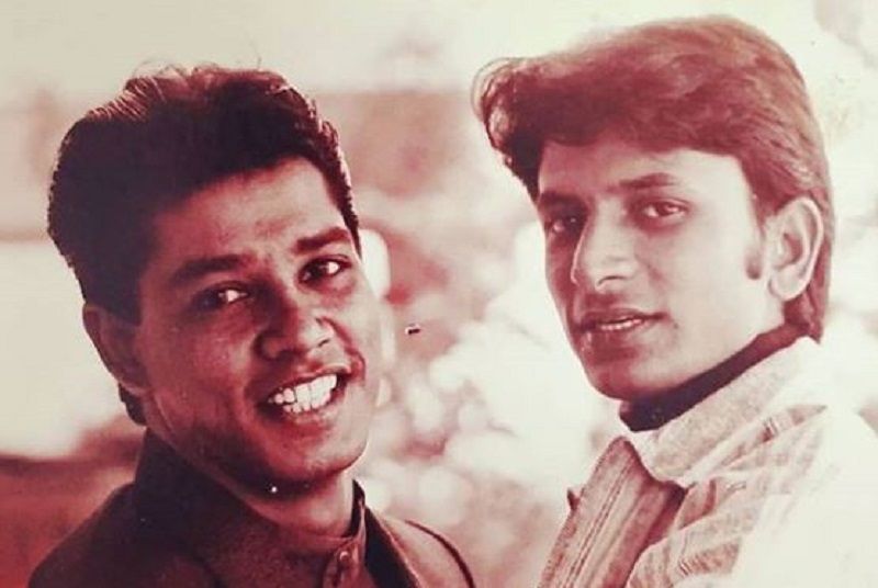 An Old Picture of Anup Soni and Rajesh Tailang