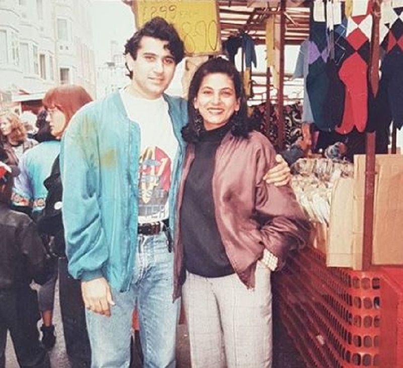 An Old Picture of Archana Puran Singh and Parmeet Sethi
