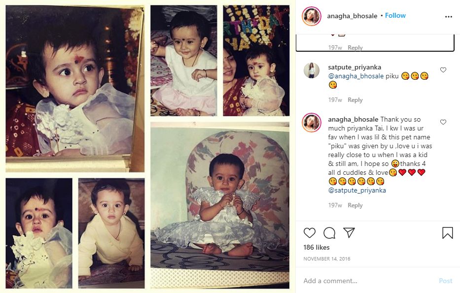 Anagha Bhosale's Instagram Post